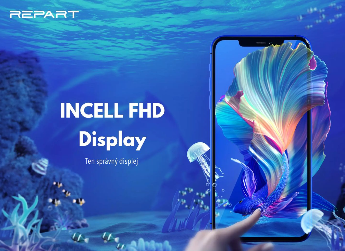 Nový kompatibilný 80Hz Repart Incell displej pre iPhone 13 Pro Max 5